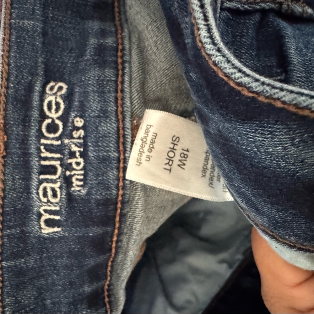 Maurices Dark Blue Mid-Rise Jeans